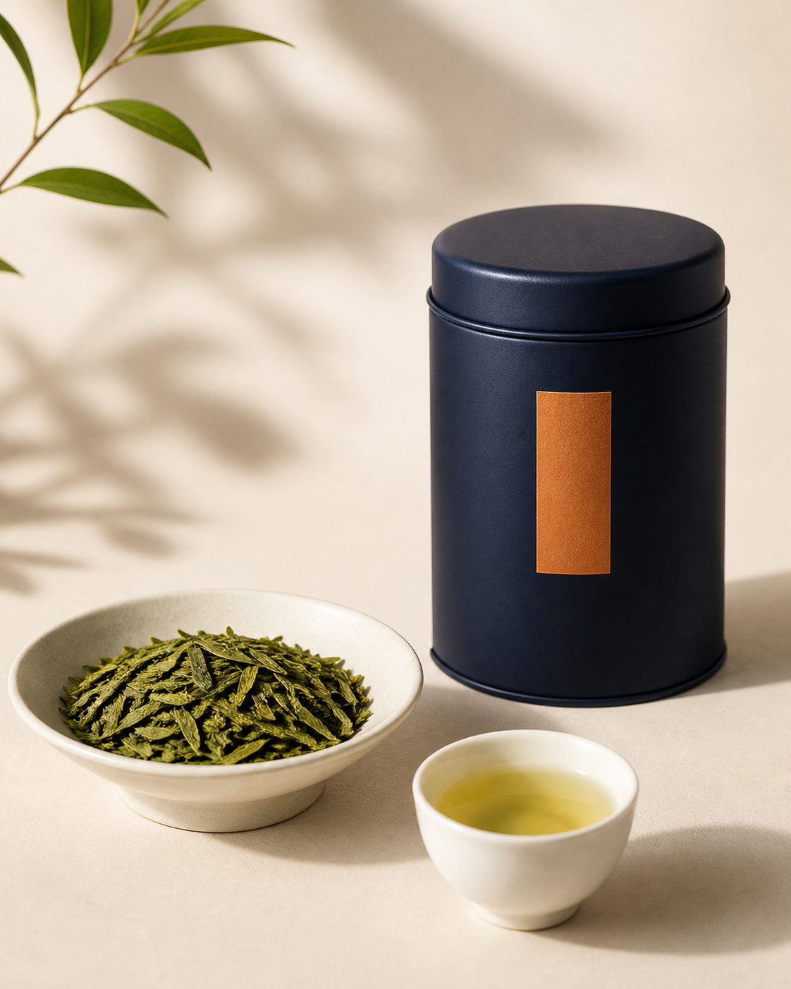 Premium Longjing green tea